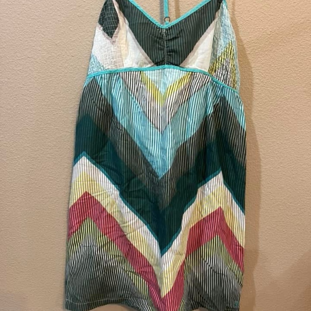 Colorful Chevron Striped Dress